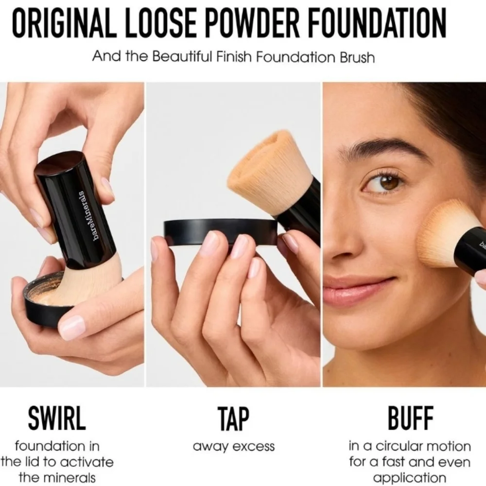 BareMinerals Original‎ Loose Talc-Free Powder Foundation SPF 15- Travel Size